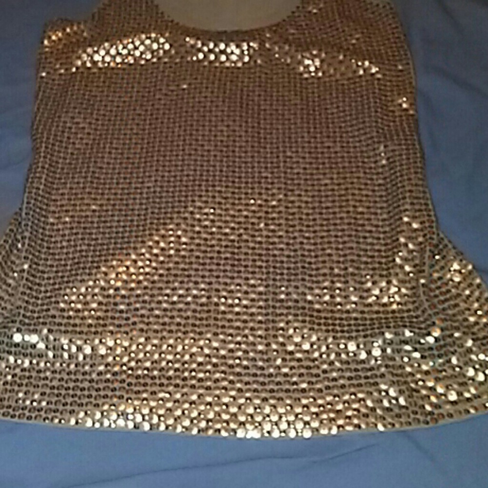 Express Sequined Tank Top - Picture 3 of 4